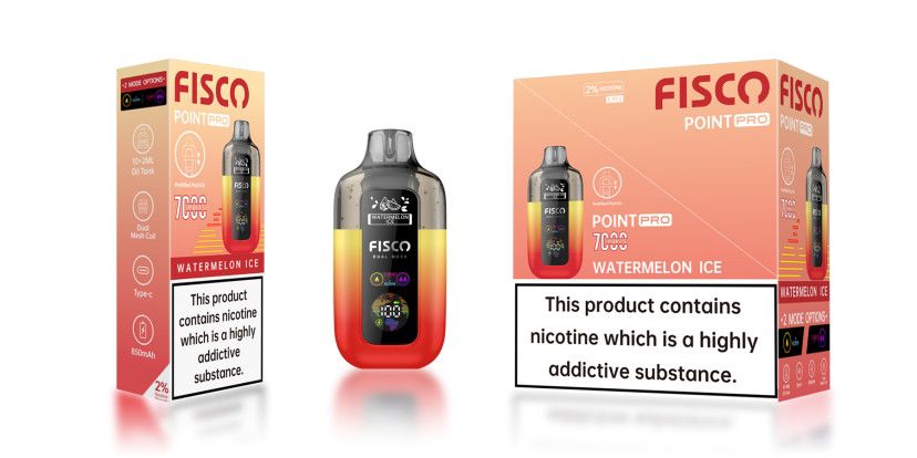 Fisco Point Pro 7000 Disposable Box of 5 - Mcr Vape Distro