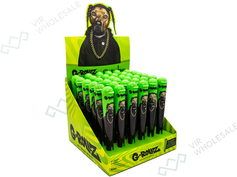 G Rollz Cone Holders - Rap Dog Green (36pcs)