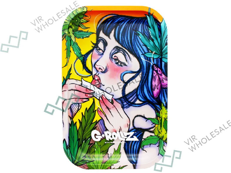 G-Rollz Medium Rolling Tray - Moth Lick