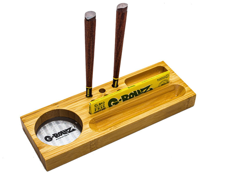 G-Rollz | Small Portable Bamboo Tray 20cm x7cm x 2cm