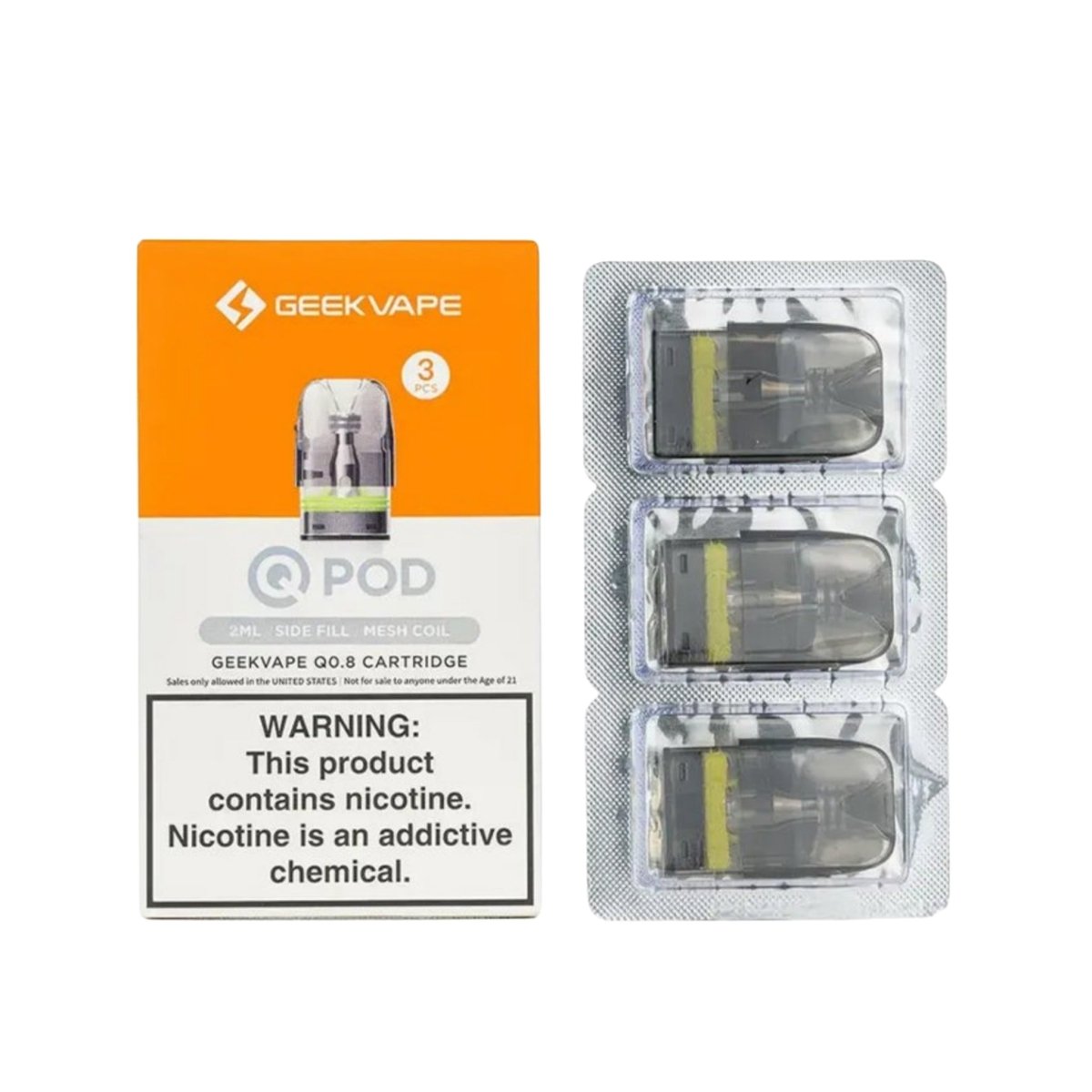 Geek Vape - GeekVape Q Pod Cartridge (pack of 3) - The No1 Plug