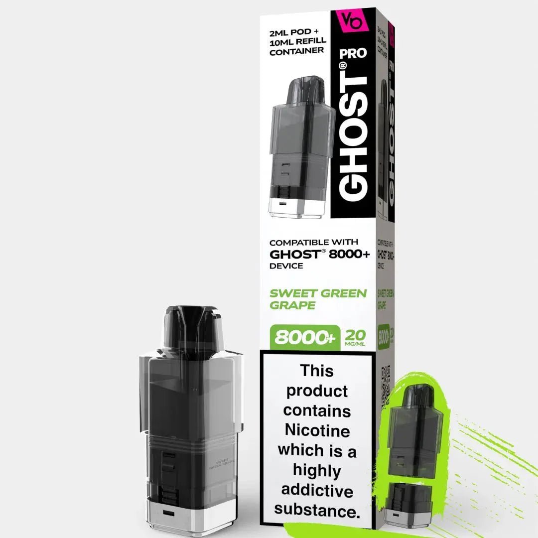 Ghost - Ghost Pro 8000 Pods Box of 5 – The No1 Plug - The No1 Plug