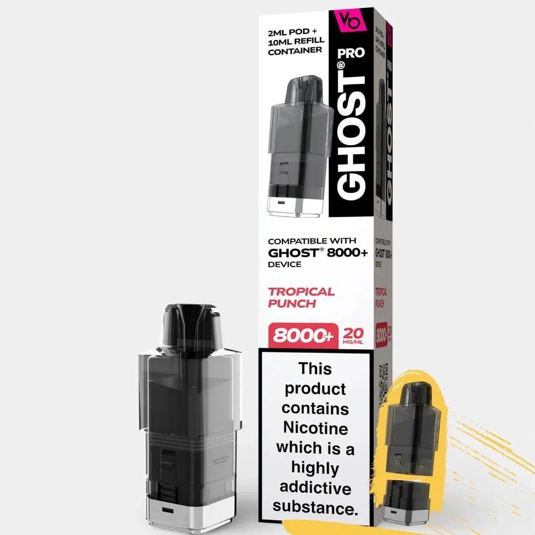 Ghost - Ghost Pro 8000 Pods Box of 5 – The No1 Plug - The No1 Plug