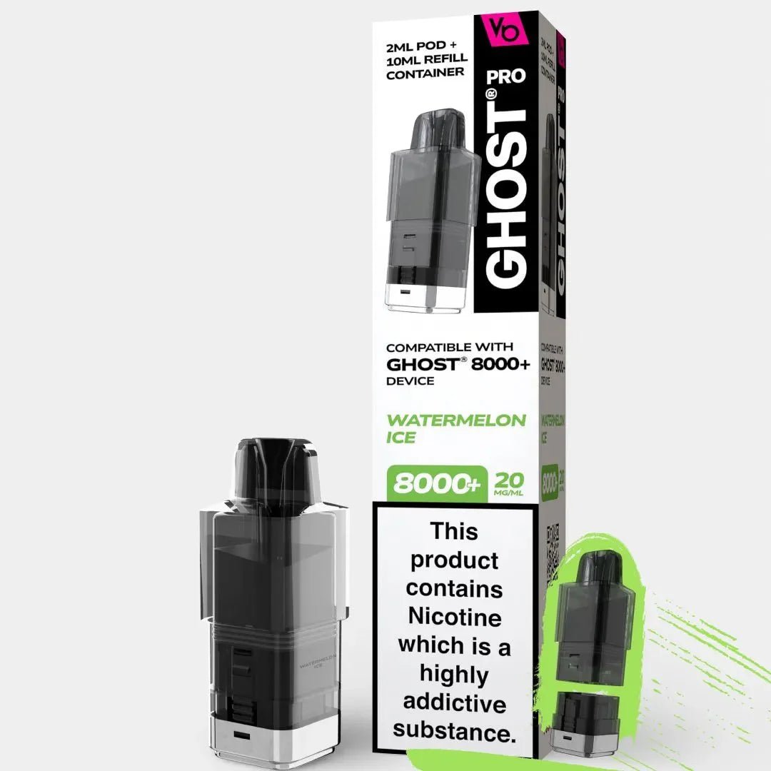 Ghost - Ghost Pro 8000 Pods Box of 5 – The No1 Plug - The No1 Plug
