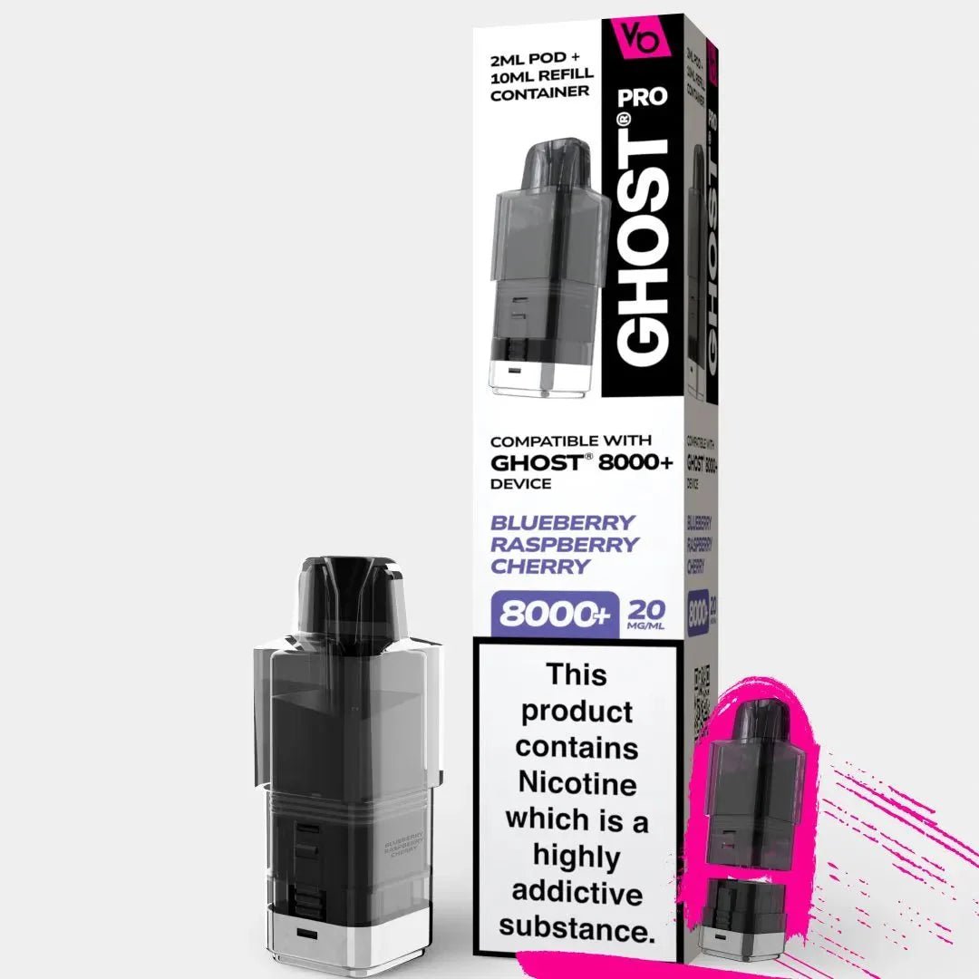 Ghost - Ghost Pro 8000 Pods Box of 5 – The No1 Plug - The No1 Plug