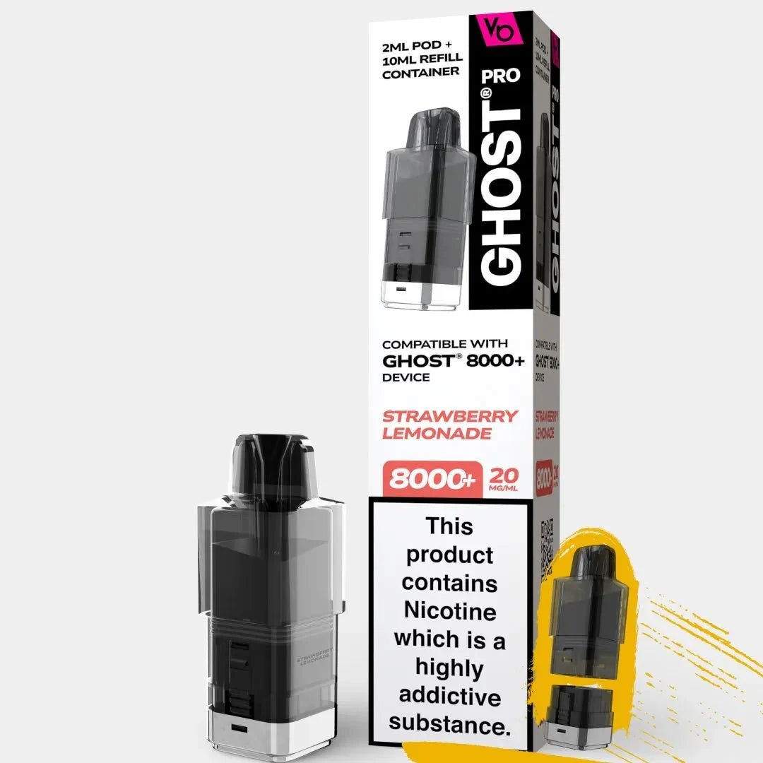 Ghost - Ghost Pro 8000 Pods Box of 5 – The No1 Plug - The No1 Plug
