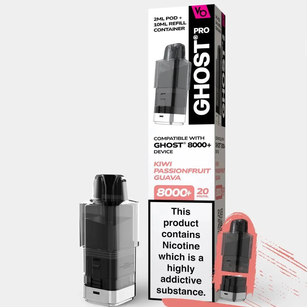 Ghost - Ghost Pro 8000 Pods Box of 5 – The No1 Plug - The No1 Plug