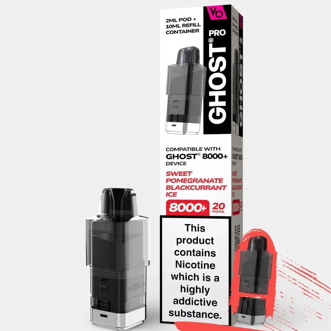 Ghost - Ghost Pro 8000 Pods Box of 5 – The No1 Plug - The No1 Plug