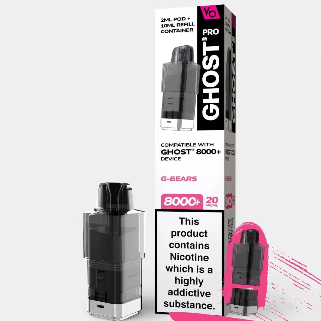 Ghost - Ghost Pro 8000 Pods Box of 5 – The No1 Plug - The No1 Plug