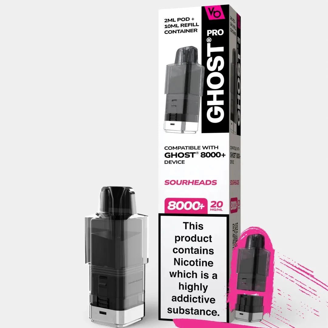 Ghost - Ghost Pro 8000 Pods Box of 5 – The No1 Plug - The No1 Plug