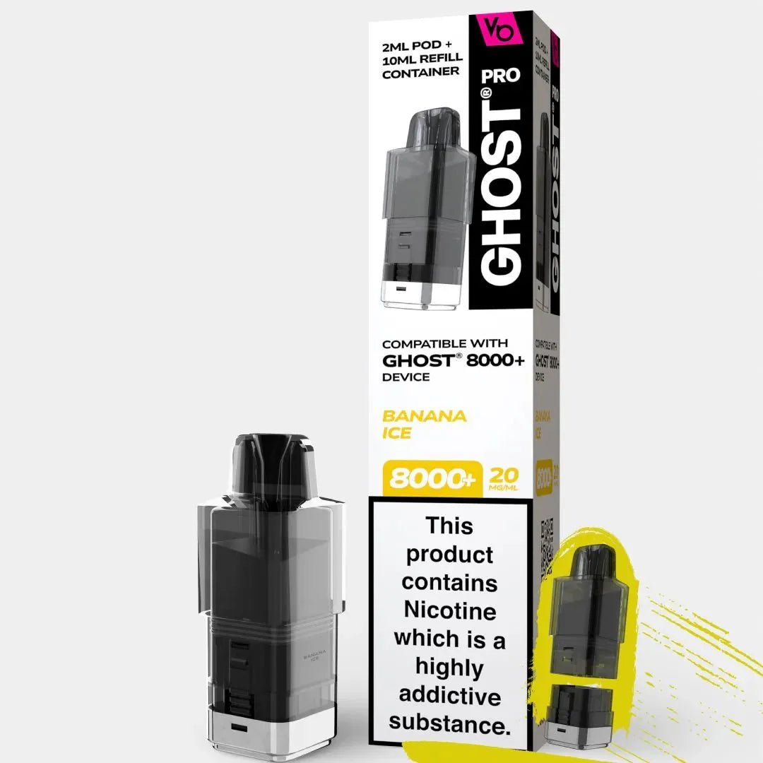 Ghost - Ghost Pro 8000 Pods Box of 5 – The No1 Plug - The No1 Plug