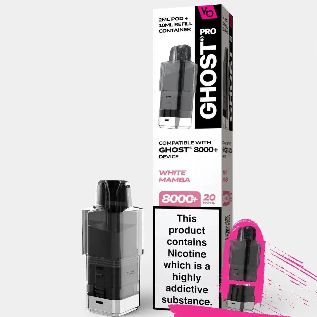 Ghost - Ghost Pro 8000 Pods Box of 5 – The No1 Plug - The No1 Plug