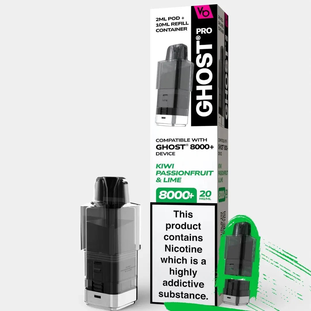Ghost - Ghost Pro 8000 Pods Box of 5 – The No1 Plug - The No1 Plug