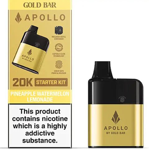 Gold Bar - Gold Bar Apollo 20K Disposable Vape Pod Kit - The No1 Plug