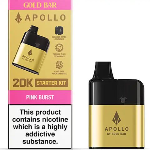 Gold Bar - Gold Bar Apollo 20K Disposable Vape Pod Kit - The No1 Plug