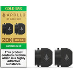 Gold Bar - Gold Bar Apollo 20K Replacement Prefilled Pods - The No1 Plug