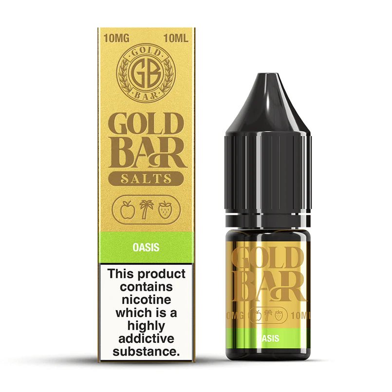 Gold Bar - Gold Bar Nic Salts 10ml E-liquids (Box of 10) - theno1plugshop