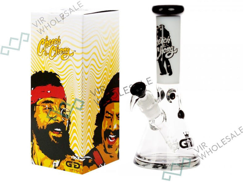 Grace Glass | Cheech & Chong - Beaker Bong White H:32cm - Ø:50mm - SG:29.2mm