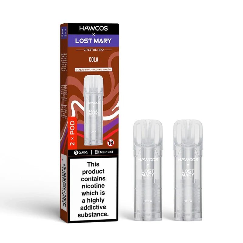 Crystal Pro - Hawcos x Lost Mary Crystal Pro Replacement PODS - (BOX OF 10) - The No1 Plug