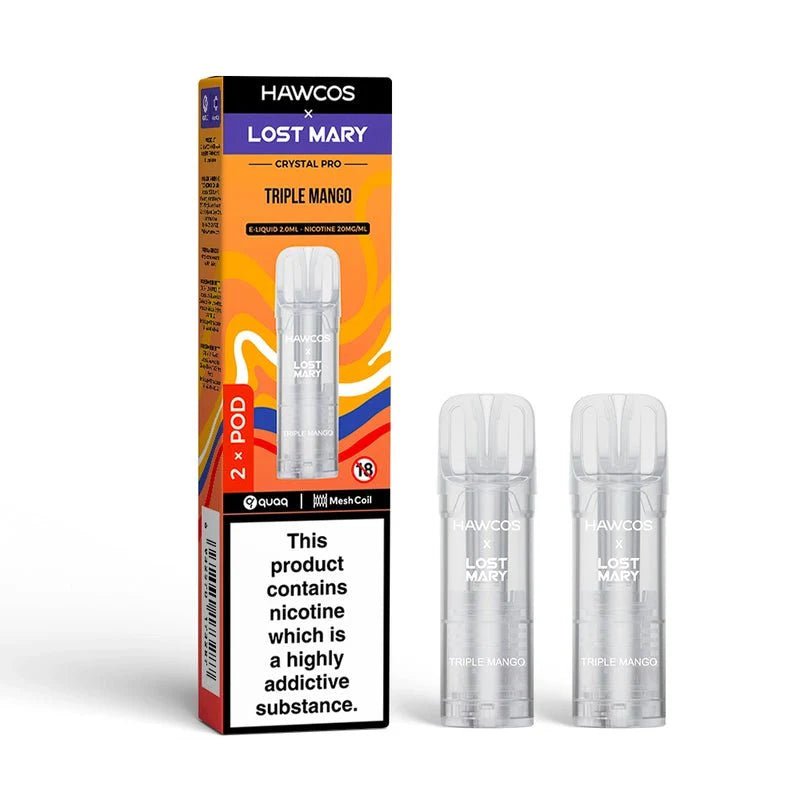 Crystal Pro - Hawcos x Lost Mary Crystal Pro Replacement PODS - (BOX OF 10) - The No1 Plug