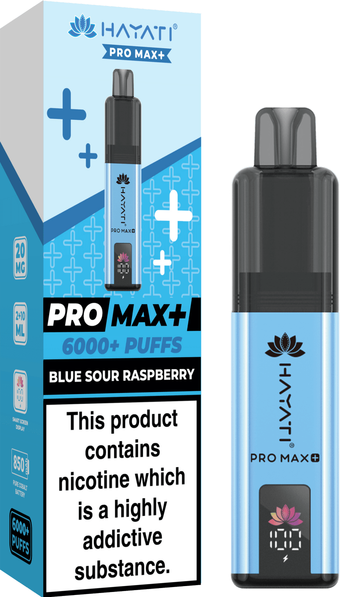 Hayati - Hayati Crystal Pro Max+ 6000 Vape Kit - The No1 Plug