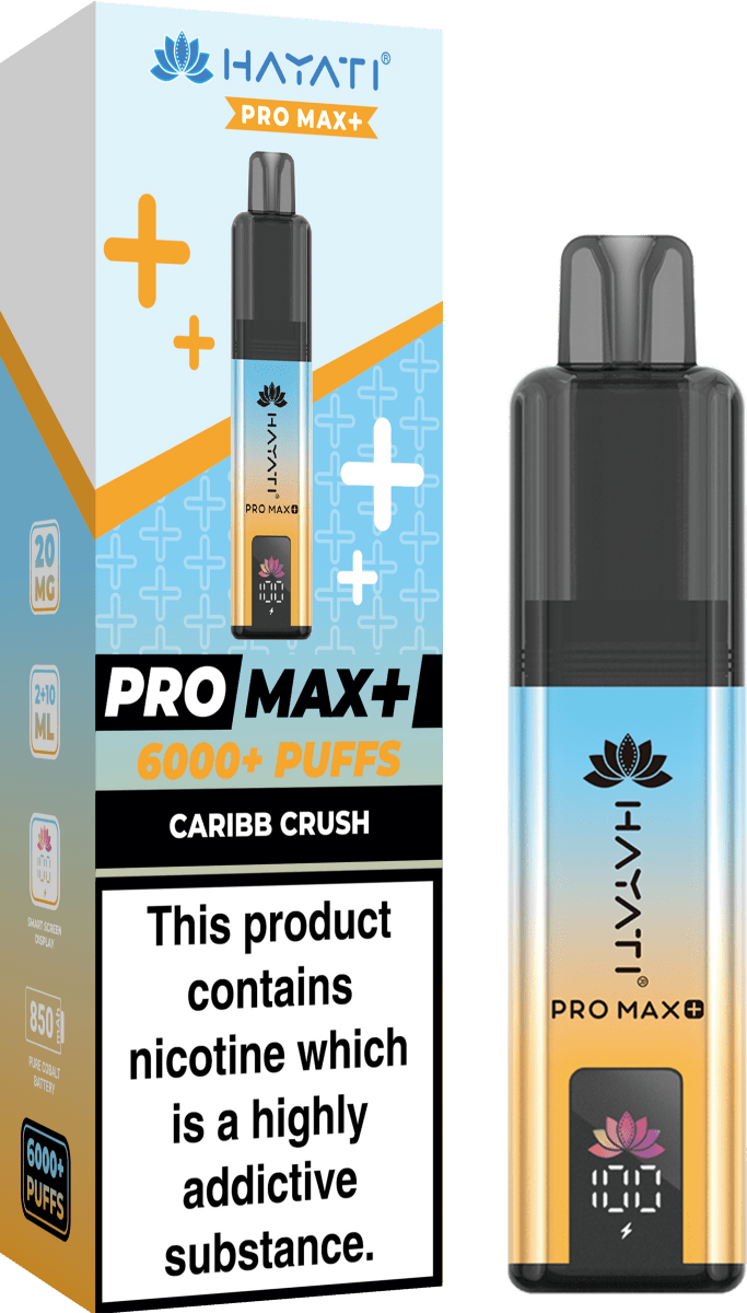 Hayati - Hayati Crystal Pro Max+ 6000 Vape Kit - The No1 Plug