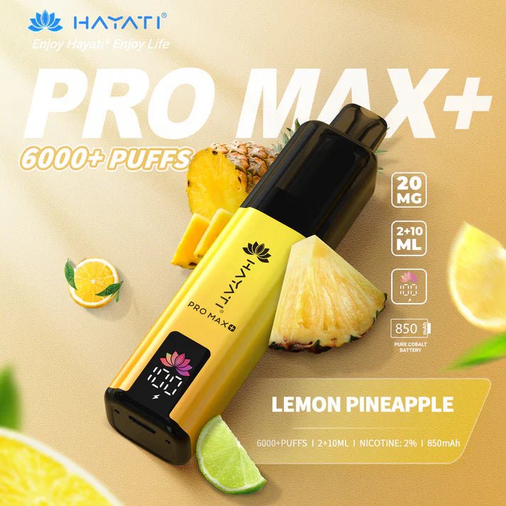 Hayati - Hayati Crystal Pro Max+ 6000 Vape Kit - The No1 Plug