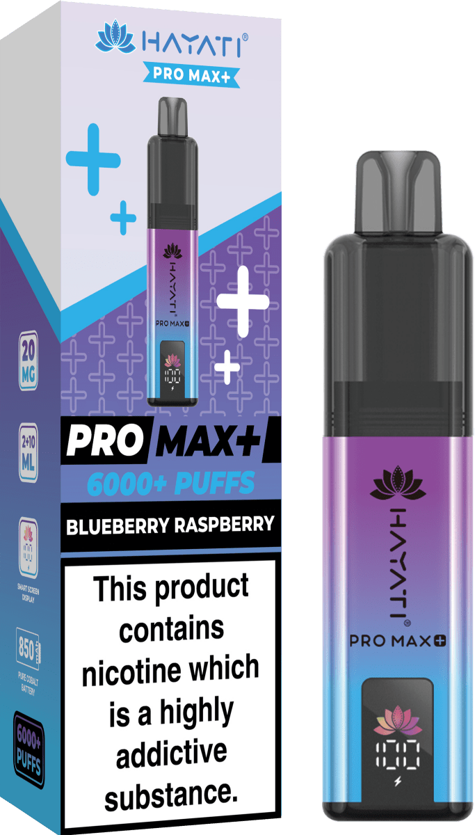 Hayati - Hayati Crystal Pro Max+ 6000 Vape Kit - The No1 Plug