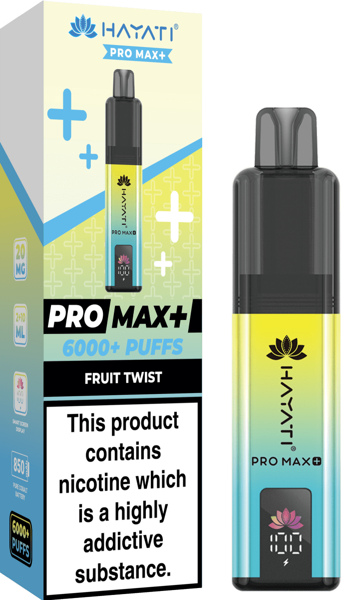 Hayati - Hayati Crystal Pro Max+ 6000 Vape Kit - The No1 Plug