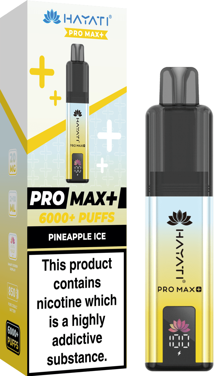 Hayati - Hayati Crystal Pro Max+ 6000 Vape Kit - The No1 Plug