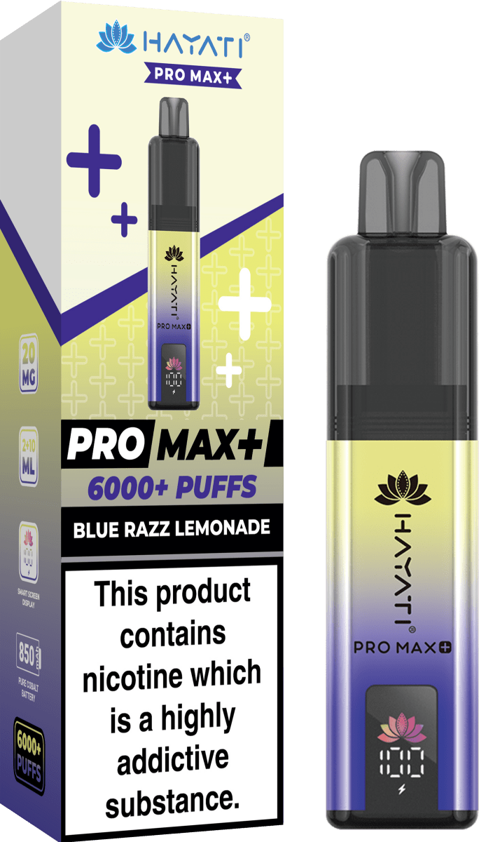 Hayati - Hayati Crystal Pro Max+ 6000 Vape Kit - The No1 Plug