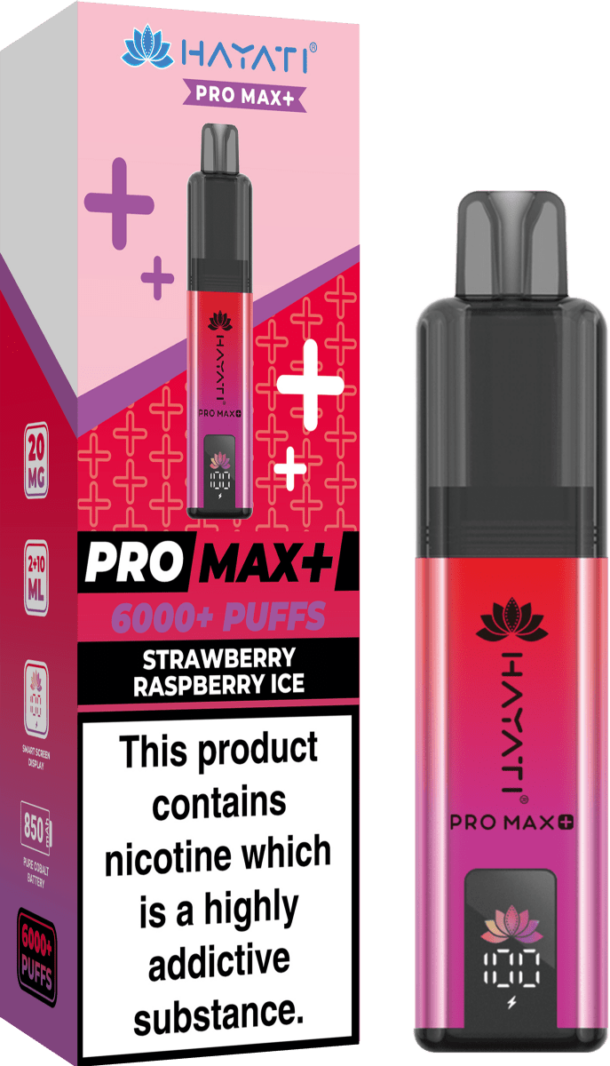 Hayati - Hayati Crystal Pro Max+ 6000 Vape Kit - The No1 Plug