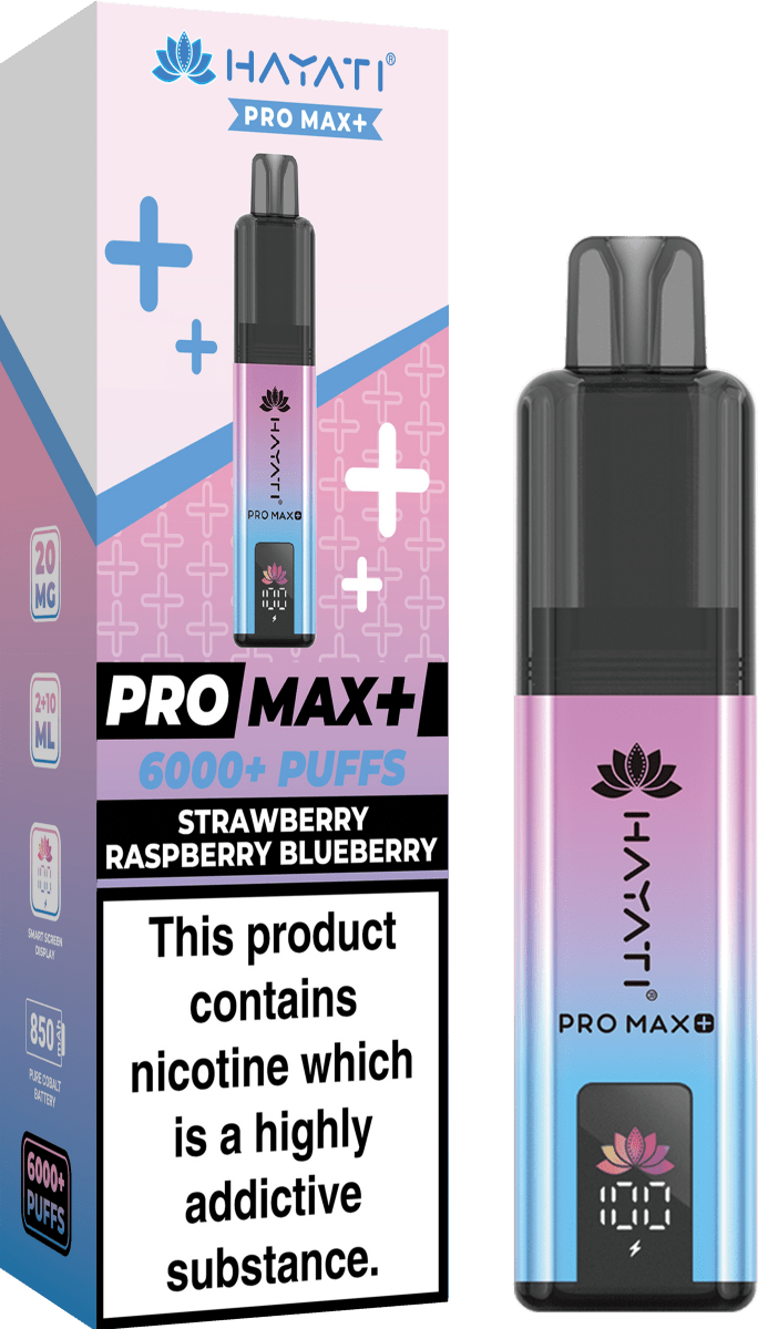 Hayati - Hayati Crystal Pro Max+ 6000 Vape Kit - The No1 Plug