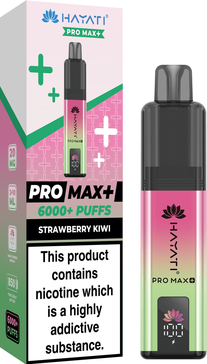 Hayati - Hayati Crystal Pro Max+ 6000 Vape Kit - The No1 Plug