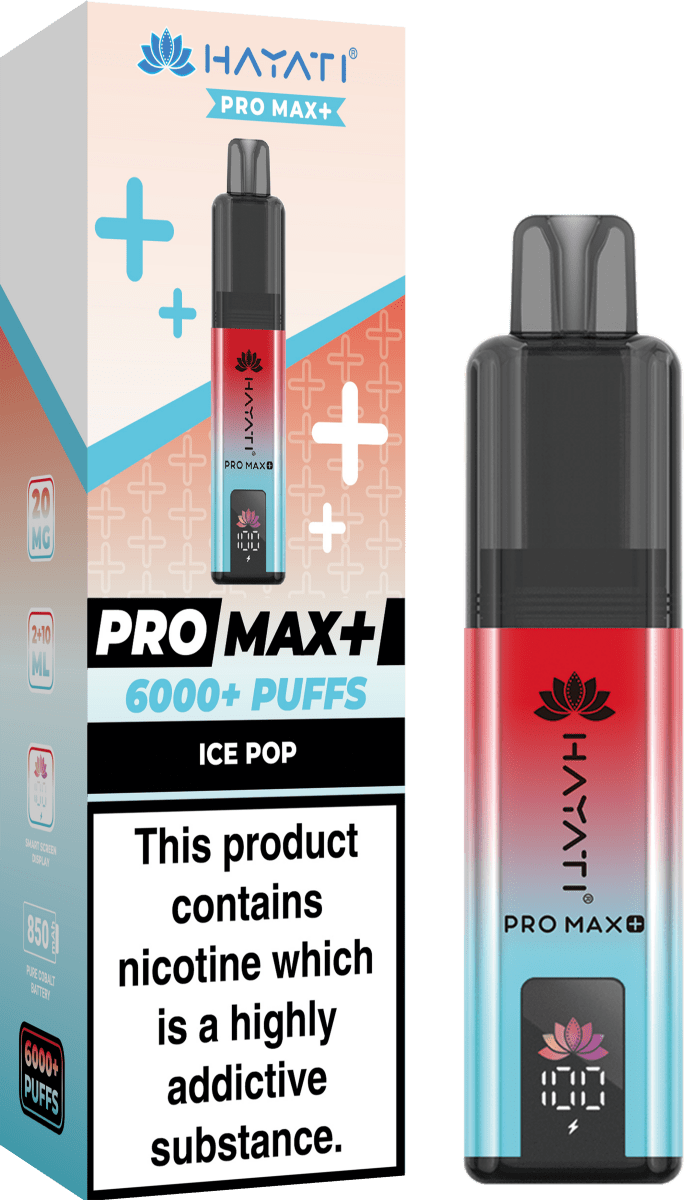 Hayati - Hayati Crystal Pro Max+ 6000 Vape Kit - The No1 Plug