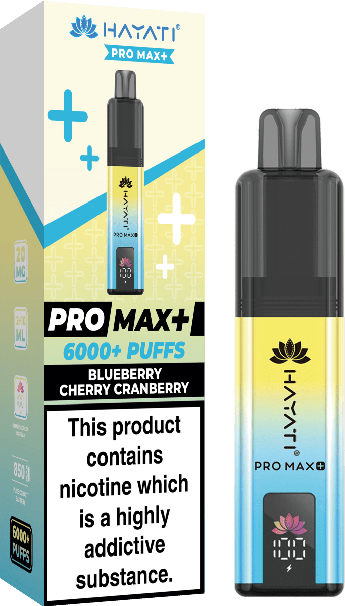 Hayati - Hayati Crystal Pro Max+ 6000 Vape Kit - The No1 Plug