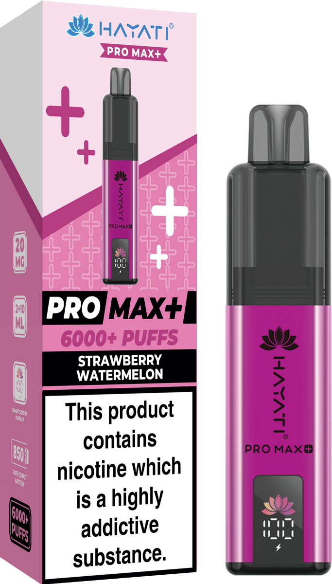 Hayati - Hayati Crystal Pro Max+ 6000 Vape Kit - The No1 Plug