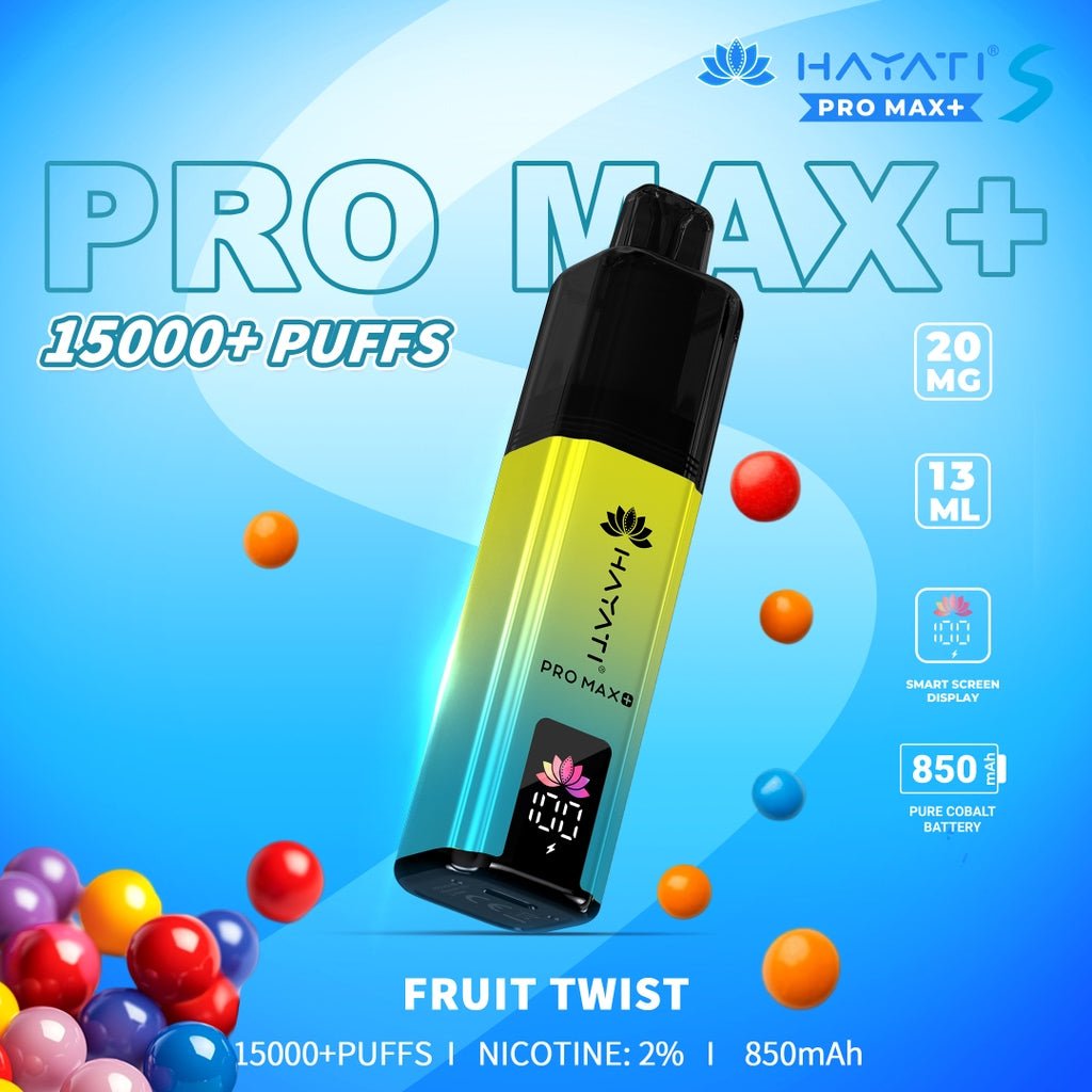 Hayati - Hayati Pro Max S Plus 15K Puff Ultra Kit - The No1 Plug