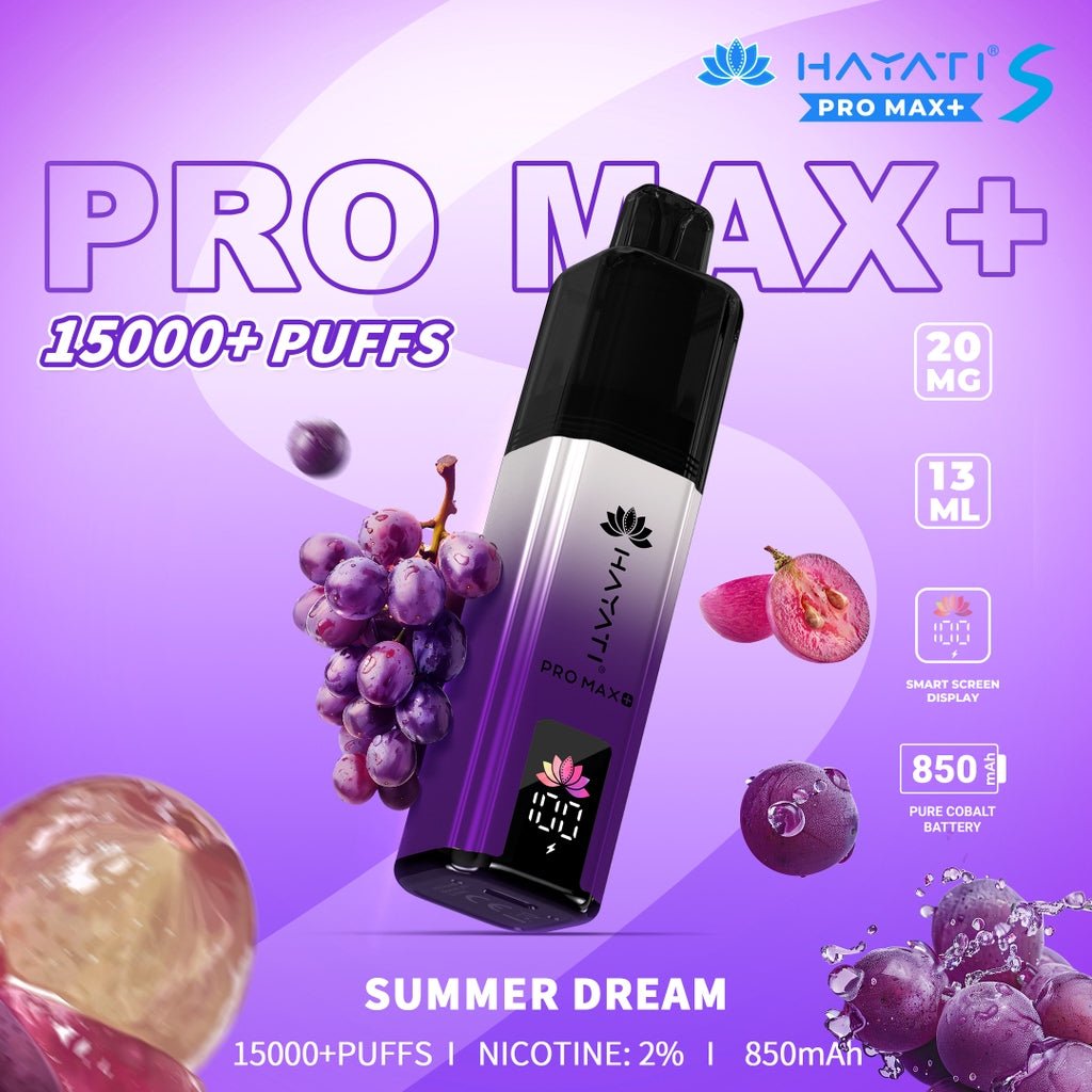 Hayati - Hayati Pro Max S Plus 15K Puff Ultra Kit - The No1 Plug