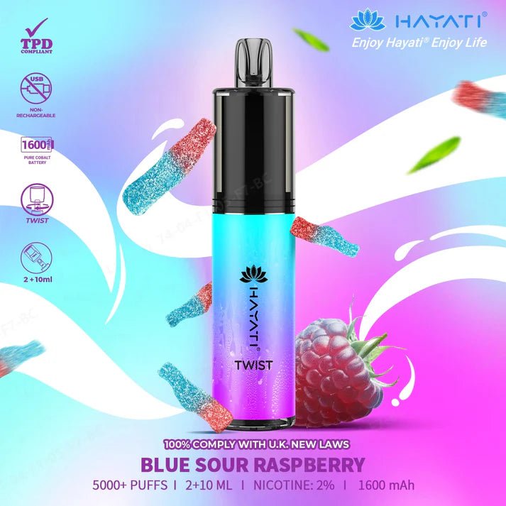 Hayati - Hayati Twist 5000 Puffs Disposable Vape Pod Kit - theno1plugshop