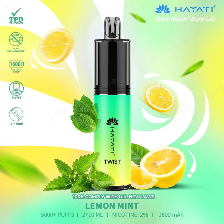 Hayati - Hayati Twist 5000 Puffs Disposable Vape Pod Kit - theno1plugshop