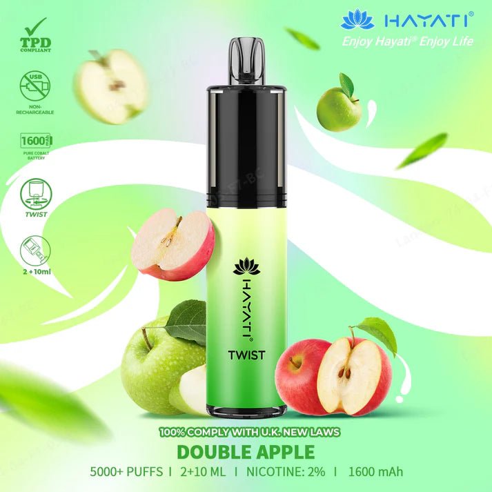Hayati - Hayati Twist 5000 Puffs Disposable Vape Pod Kit - theno1plugshop