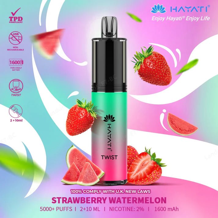 Hayati - Hayati Twist 5000 Puffs Disposable Vape Pod Kit - theno1plugshop