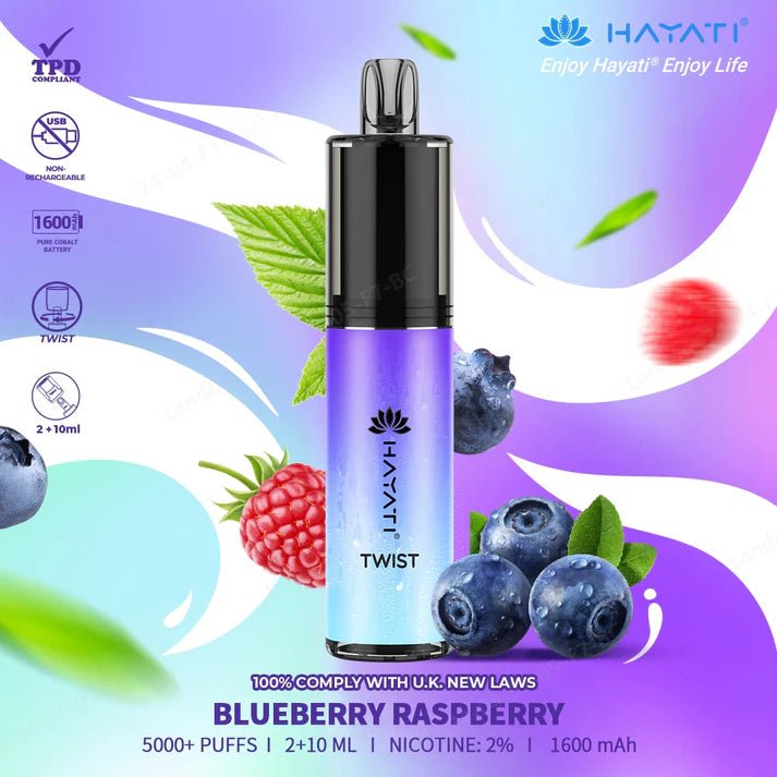 Hayati - Hayati Twist 5000 Puffs Disposable Vape Pod Kit - theno1plugshop