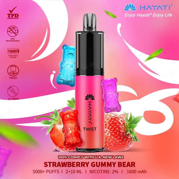 Hayati - Hayati Twist 5000 Puffs Disposable Vape Pod Kit - theno1plugshop