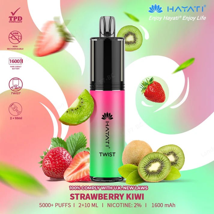 Hayati - Hayati Twist 5000 Puffs Disposable Vape Pod Kit - theno1plugshop