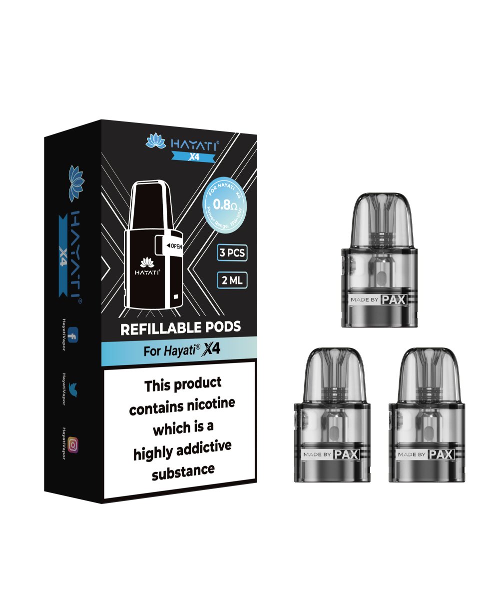 Hayati - Hayati X4 Replacemement Cartridges Pods - theno1plugshop