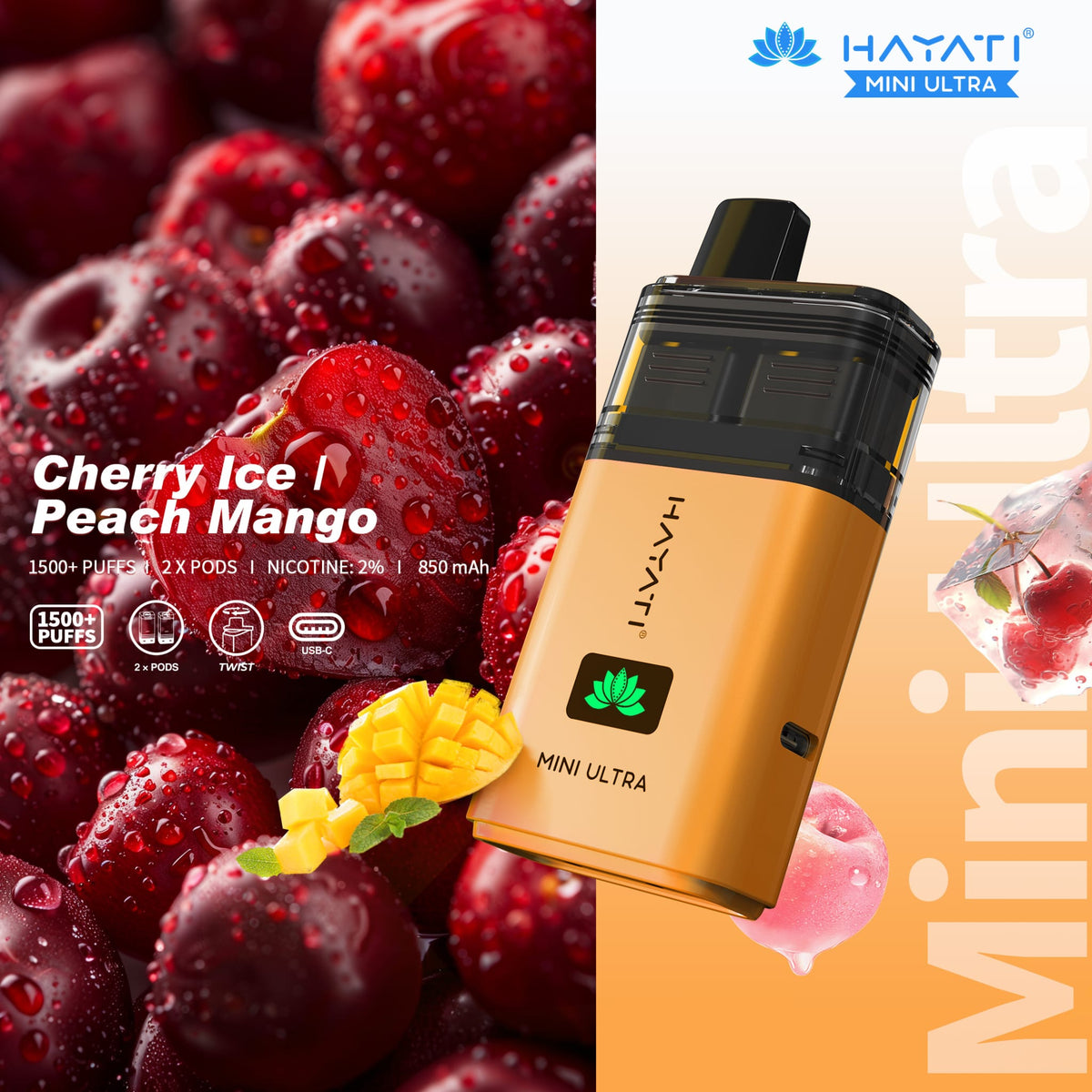 Hayati Mini Ultra 1500 Disposable Vape