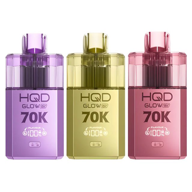 HQD - HQD Glow Air 70K Pre - filled VAPE - (BOX OF 5) - The No1 Plug