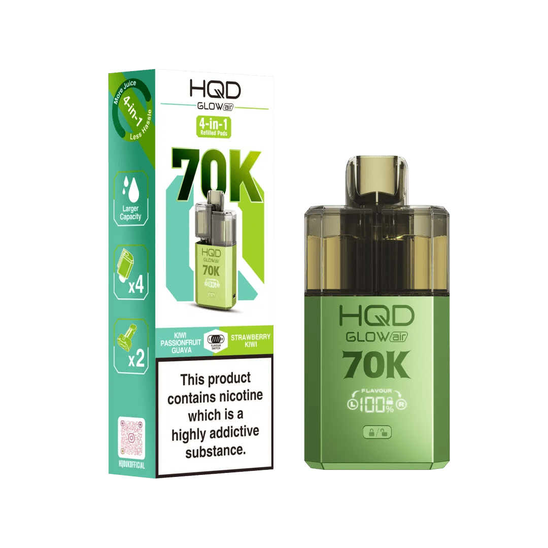 HQD - HQD Glow Air 70k Prefilled Pod Kit - The No1 Plug